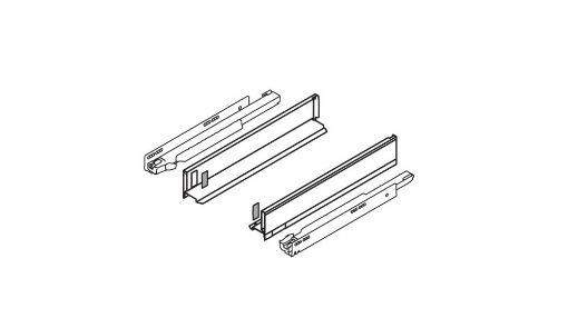 Picture of Blum LEGRABOX Pure M-400mm Inox 40kg Tip On Blumotion