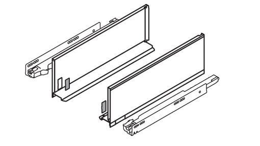 Picture of Blum LEGRABOX Pure C-270mm Inox 40kg