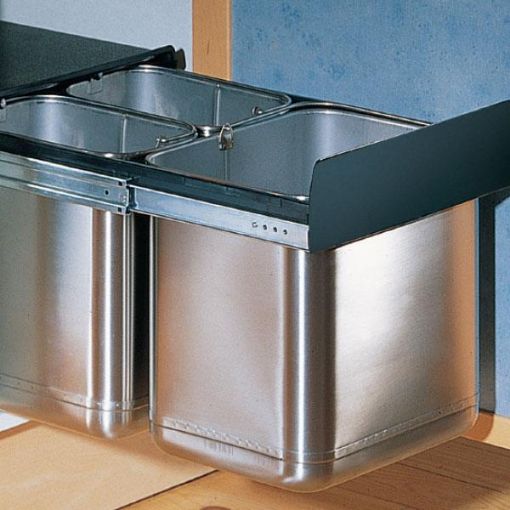 Picture of Edel Chrome Duo Bin 30 Litres
