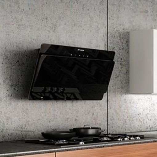 Picture of Faber COCKTAIL Vertical Hood 800 Black Glass (110.0205.822)